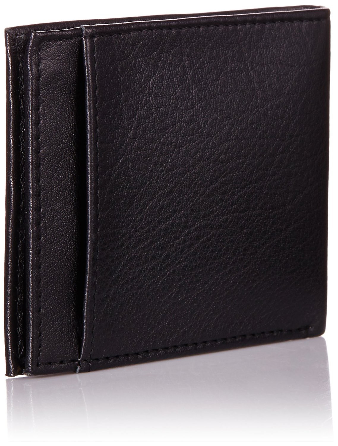 Alpine Swiss Mens Thin Bifold Wallet Top Grain Leather EZ Access Outer